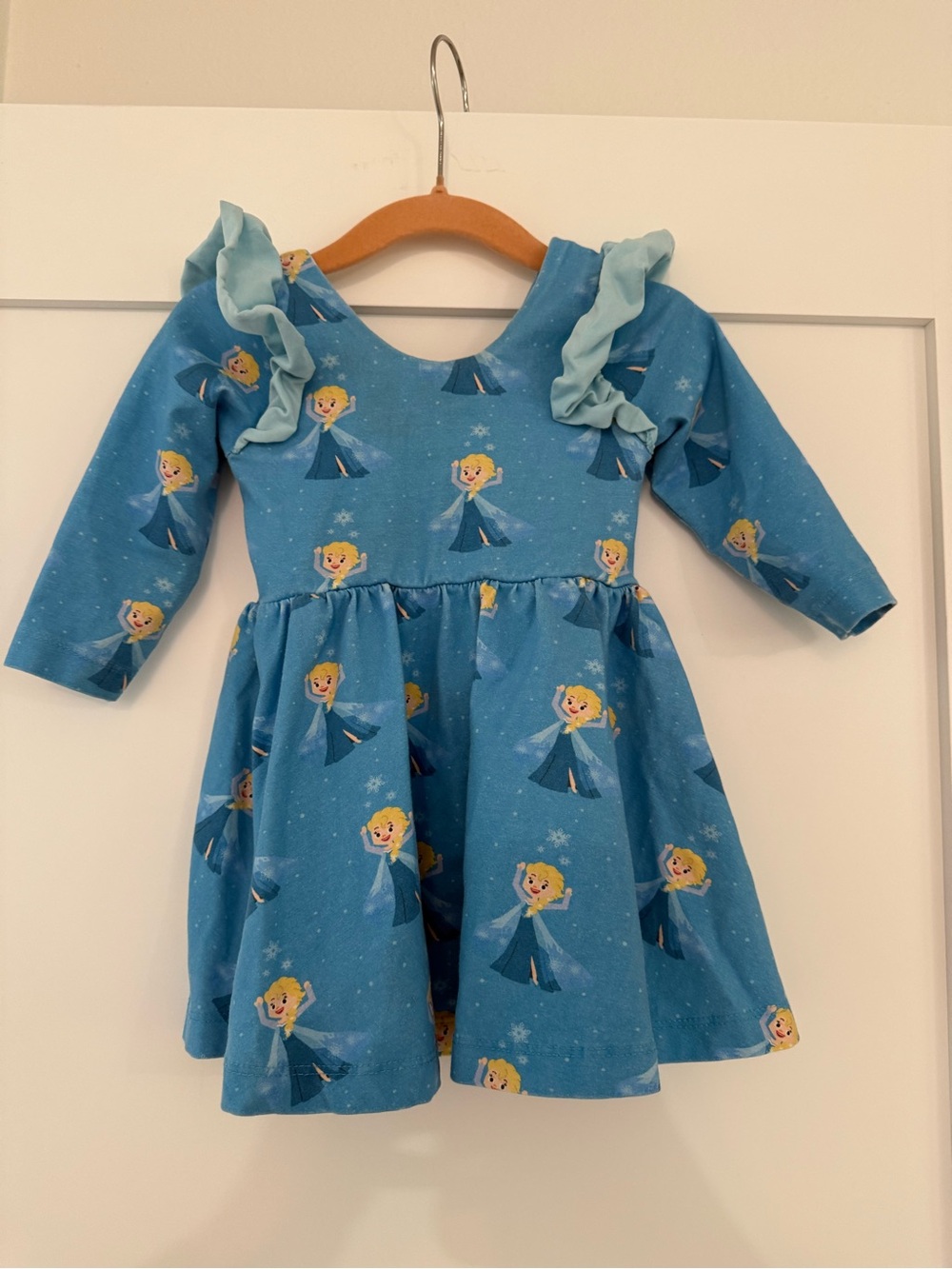 Disney Light Blue Frozen Dress Toddler 12-18 months